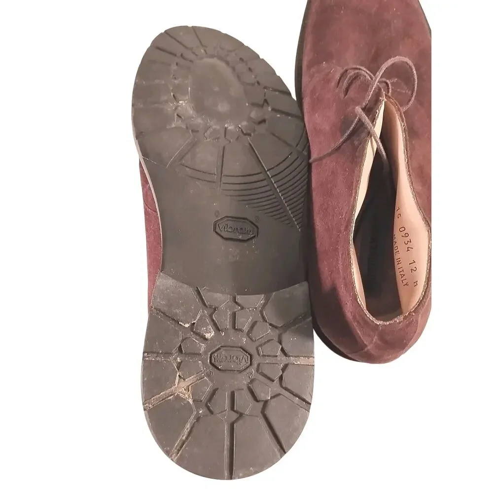 Johnston & Murphy Men’s Italian Brown Suede Chukka Boot‎ Size 12M — Vibram Sole